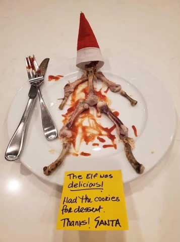Our Naughty Elf on the Shelf – MEDiAHEAD